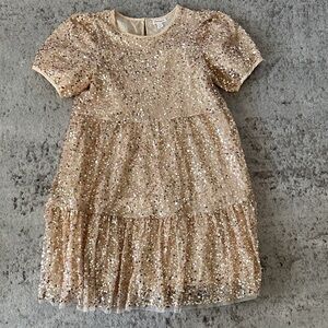 Sparkling Sequin Kids Dress
